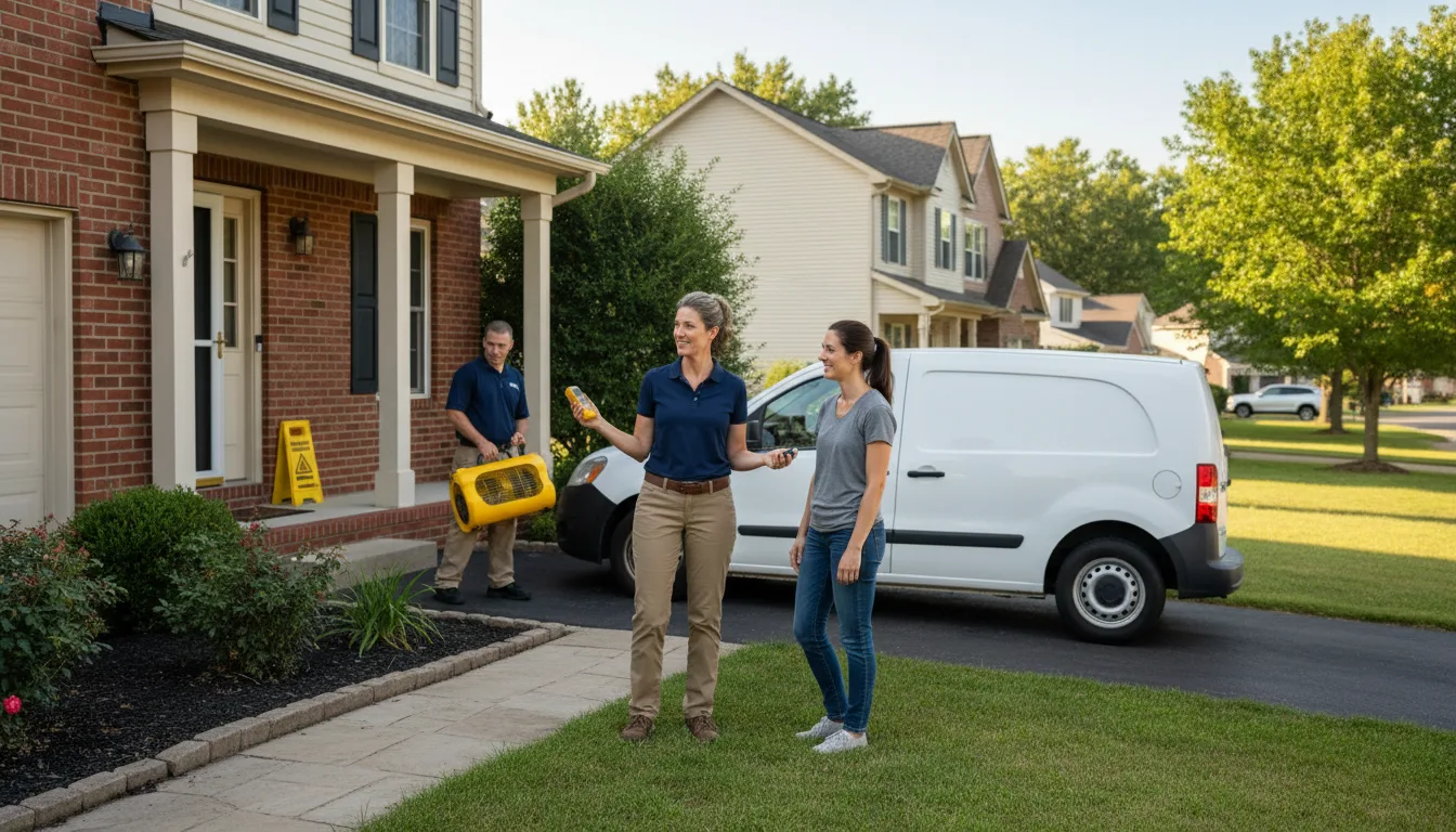 Water restoration image for Home Water Damage Repair in Woodford, VA